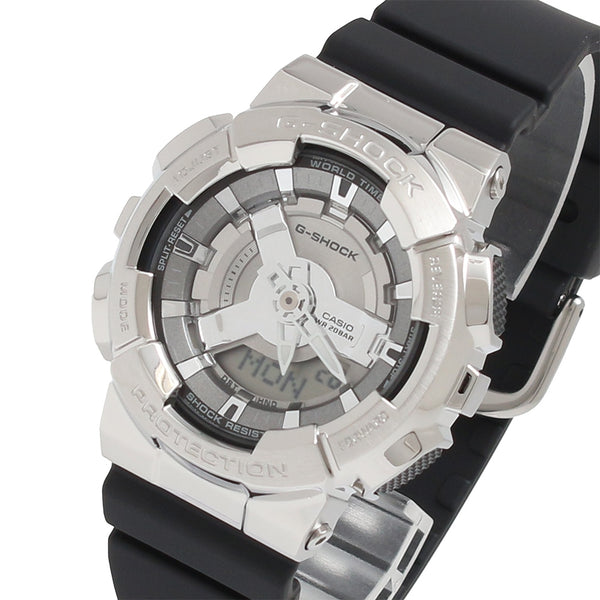 カシオ CASIO G-SHOCK GM-S110-1A 腕時計 メンズ シルバー クオーツ アナログ